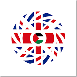British Palestinian Multinational Patriot Flag Series Posters and Art